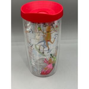 Tervis 16oz Dancing Reindeer Hot/Cold Travel Cup Mug Tumbler